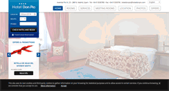 Desktop Screenshot of hoteldonpio.com